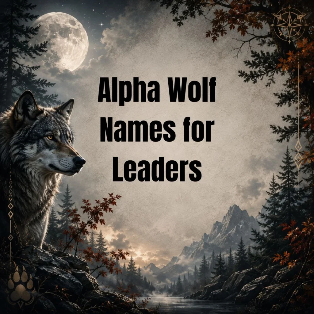 Alpha Wolf Names for Leaders