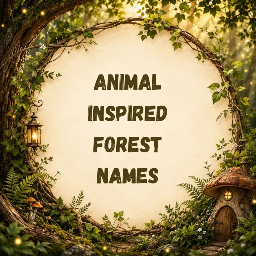 Animal Inspired Forest Names
