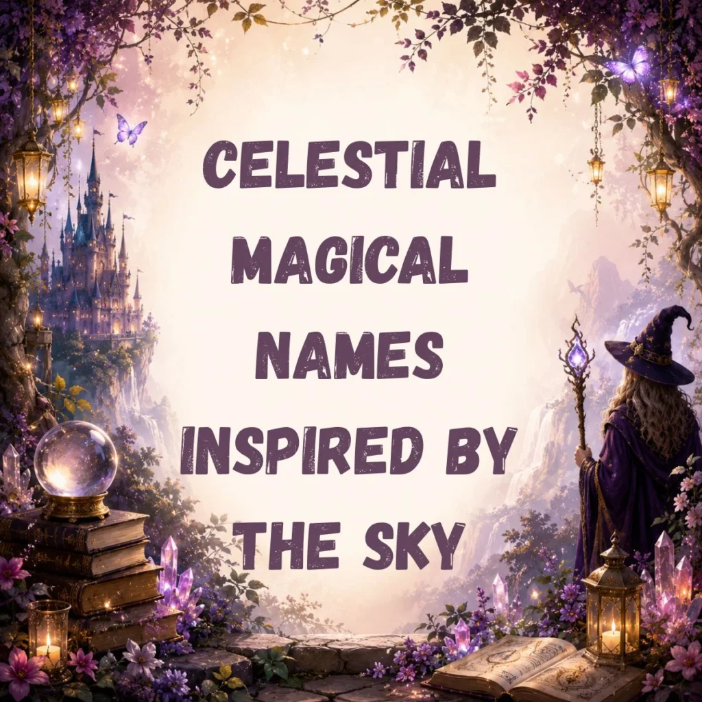 Celestial Magical Names Inspired by the Sky