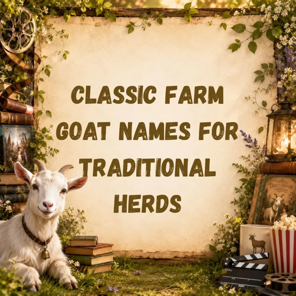 Classic Farm Goat Names for Traditional Herds