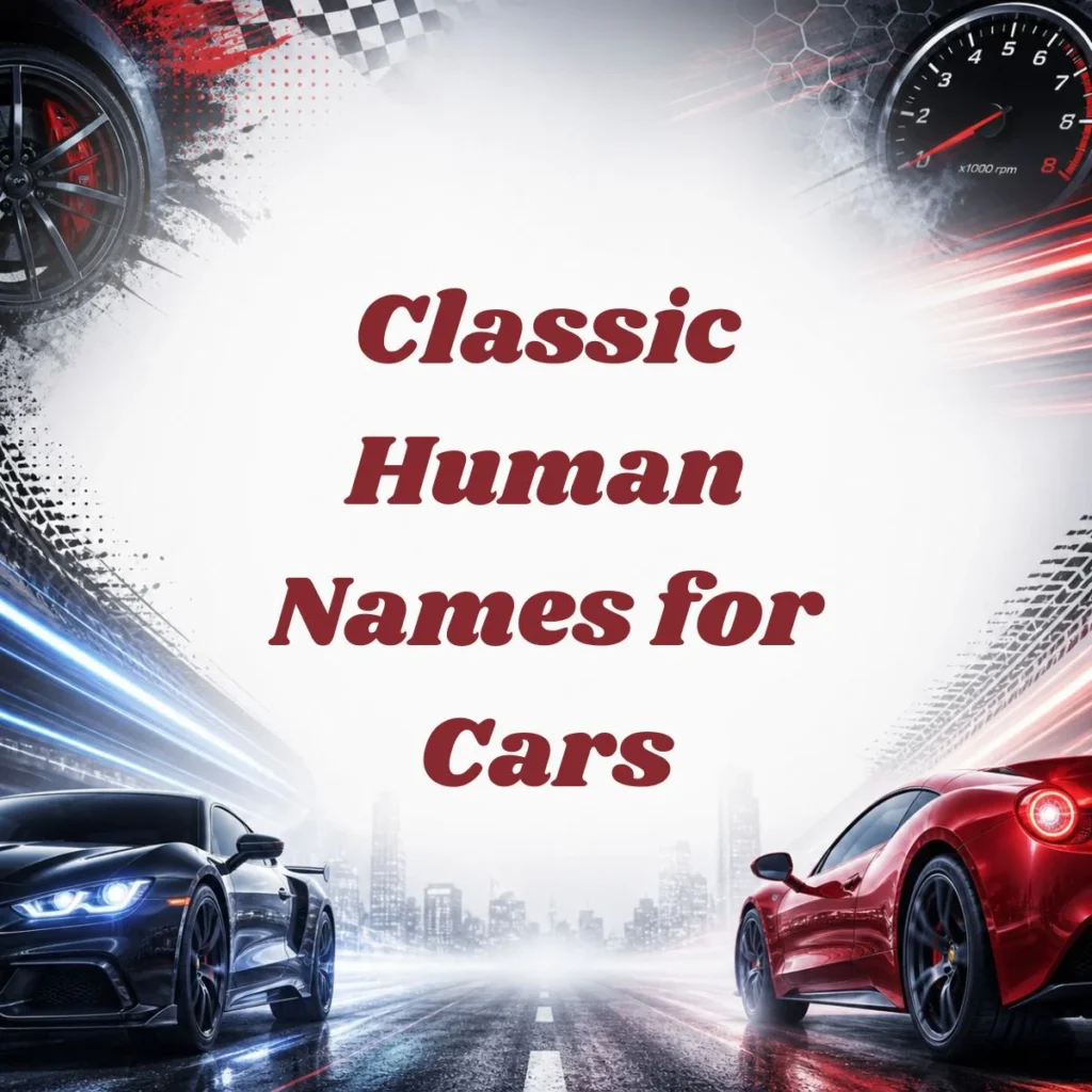 Classic Human Names for Cars
