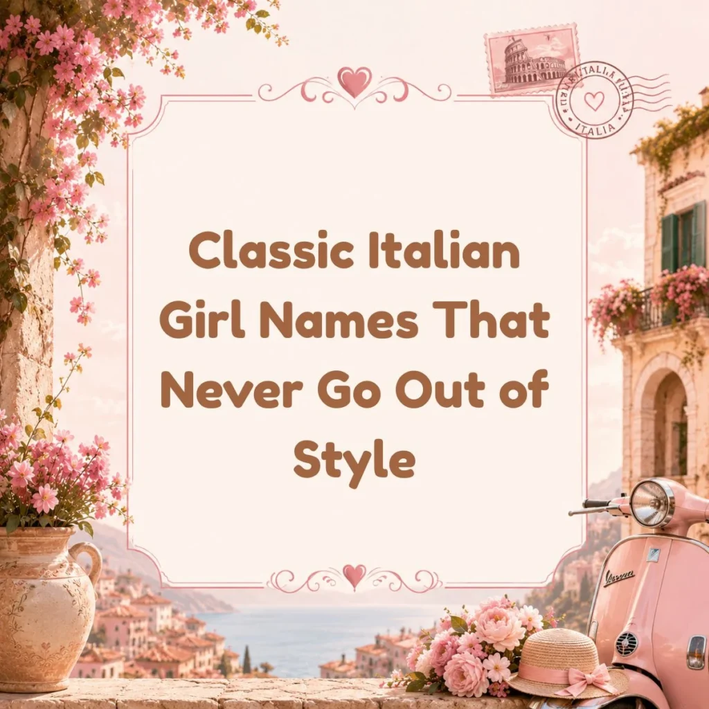 Classic Italian Girl Names That Never Go Out of Style