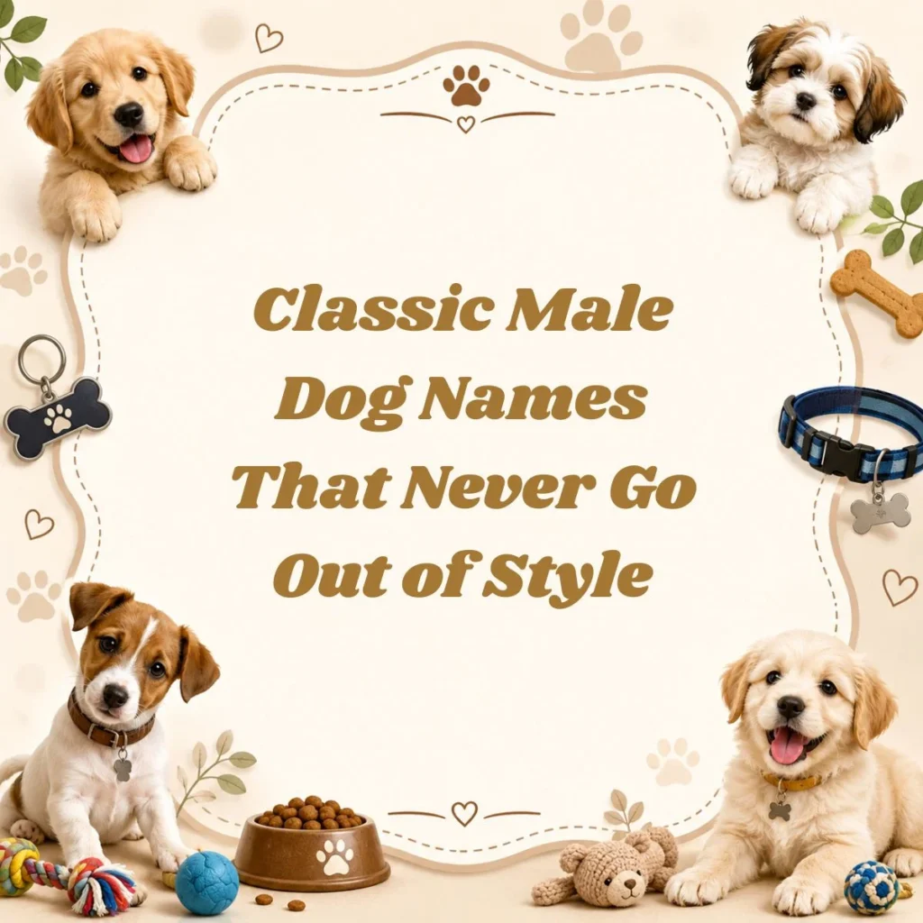 Classic Male Dog Names That Never Go Out of Style