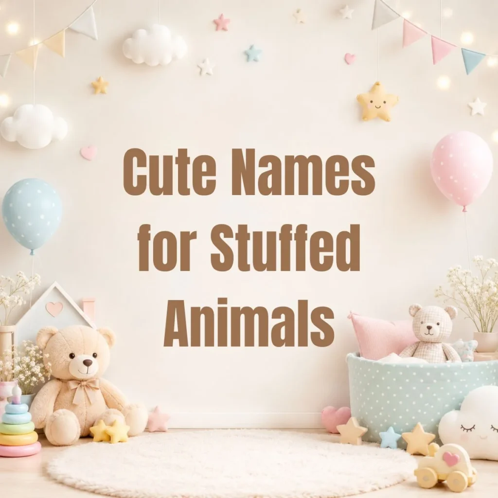 Cute Names for Stuffed Animals