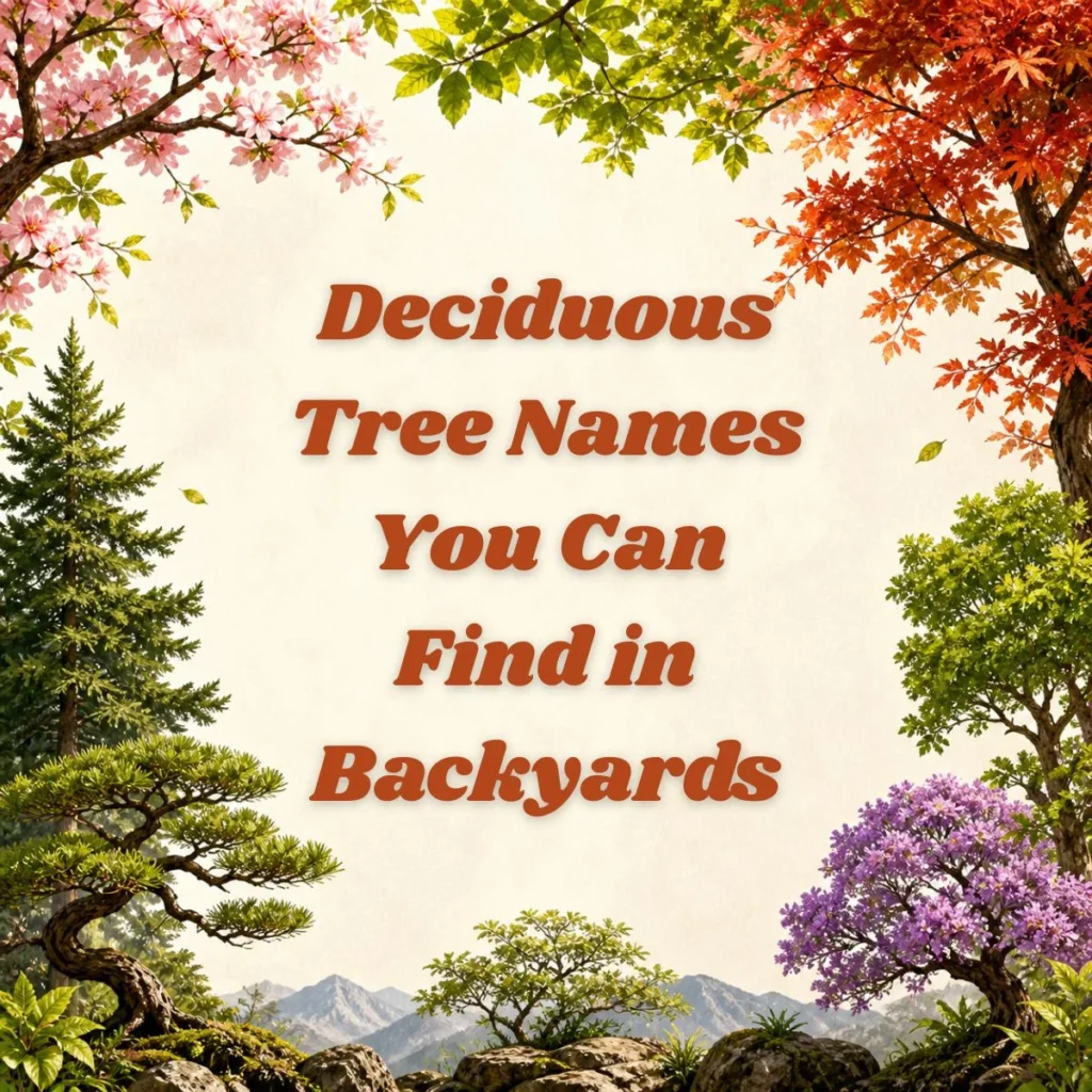 Deciduous Tree Names You Can Find in Backyards