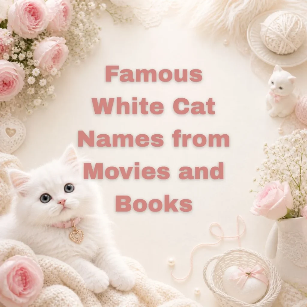 Famous White Cat Names from Movies and Books
