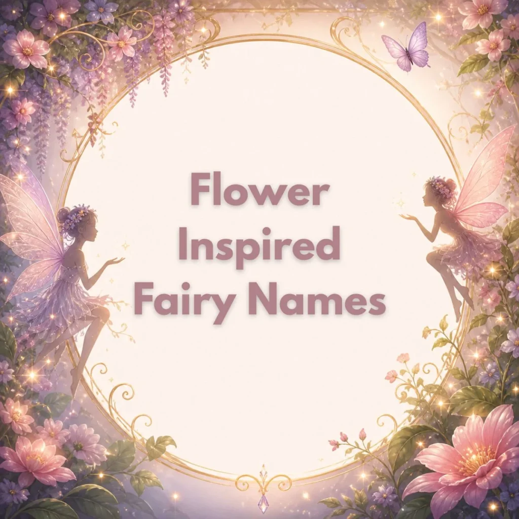 Flower Inspired Fairy Names