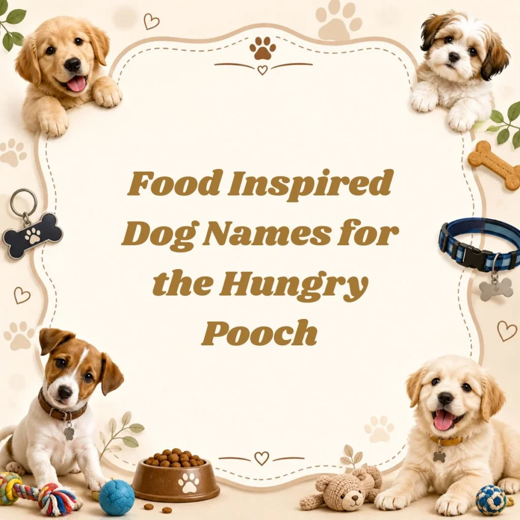 Food Inspired Dog Names for the Hungry Pooch
