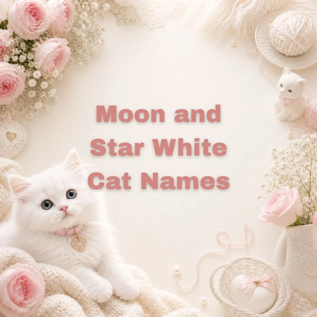 Moon and Star White Cat Names