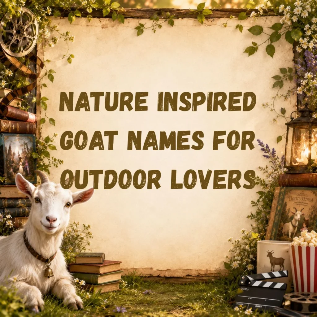 Nature Inspired Goat Names for Outdoor Lovers