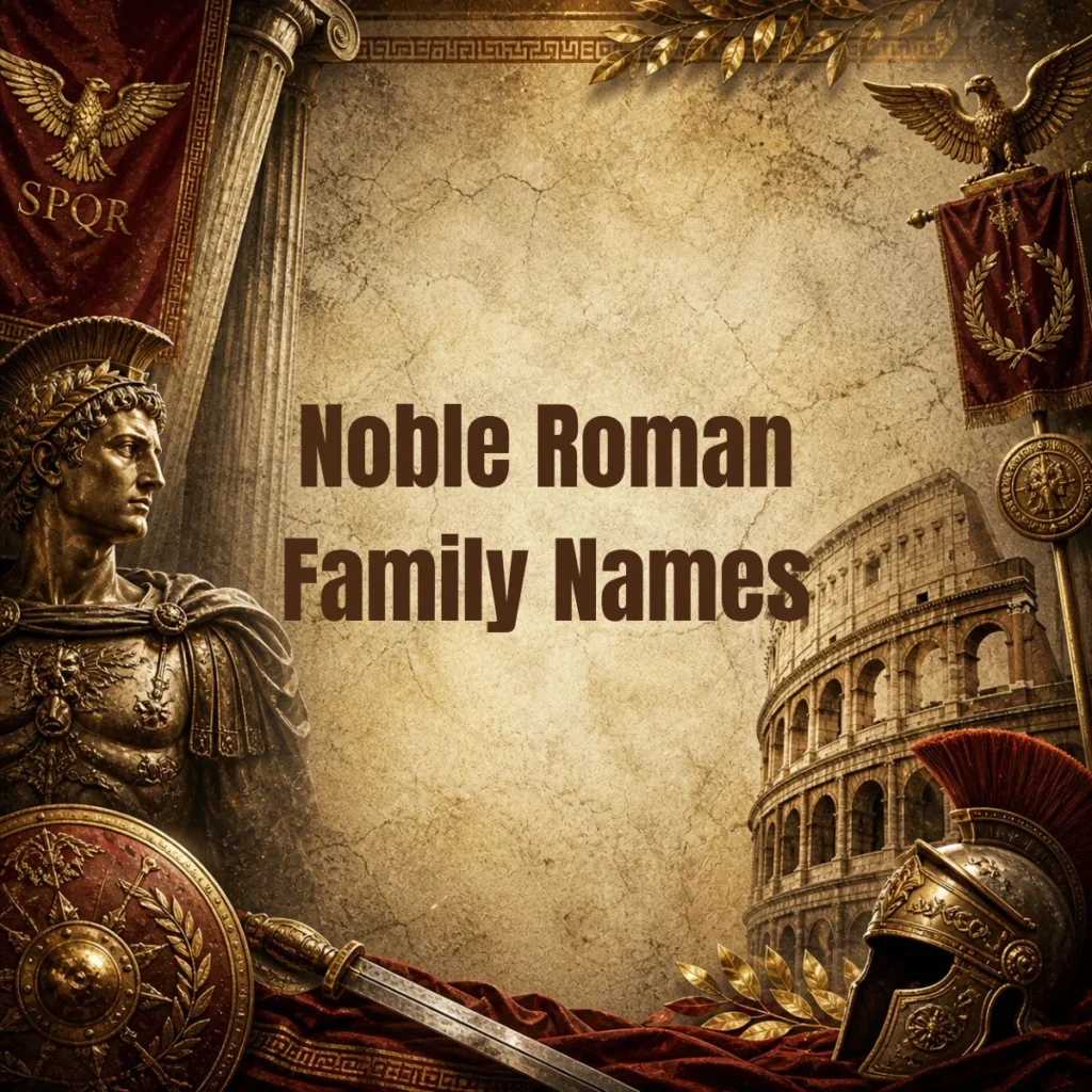 Noble Roman Family Names