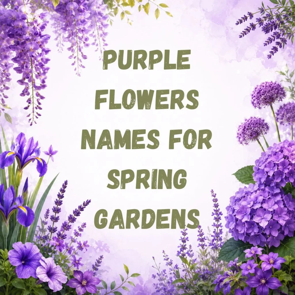 Purple Flowers Names for Spring Gardens