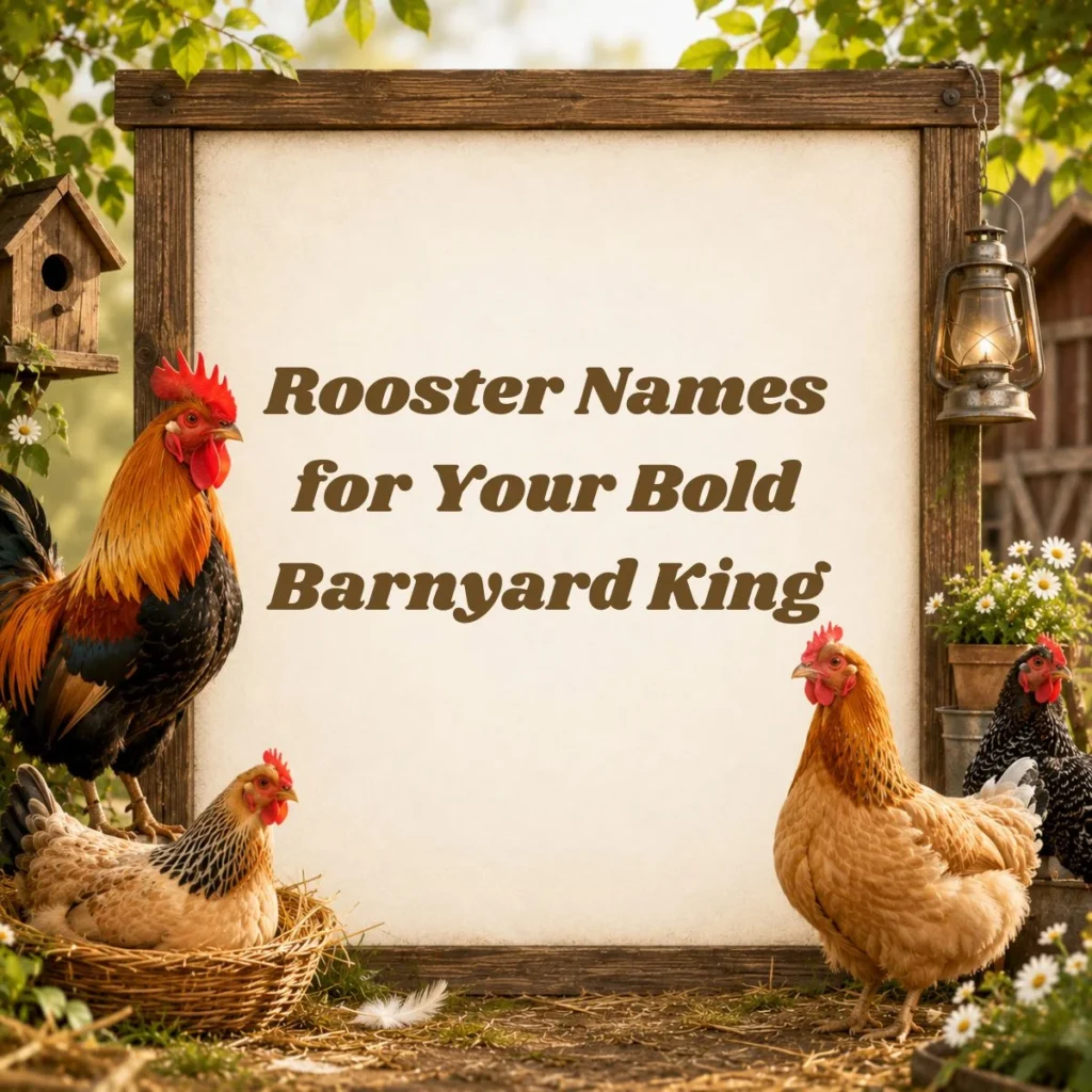 Rooster Names for Your Bold Barnyard King
