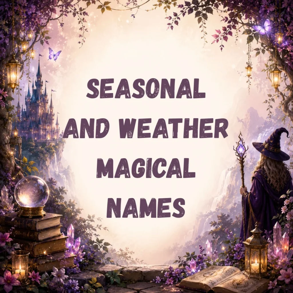 Seasonal and Weather Magical Names
