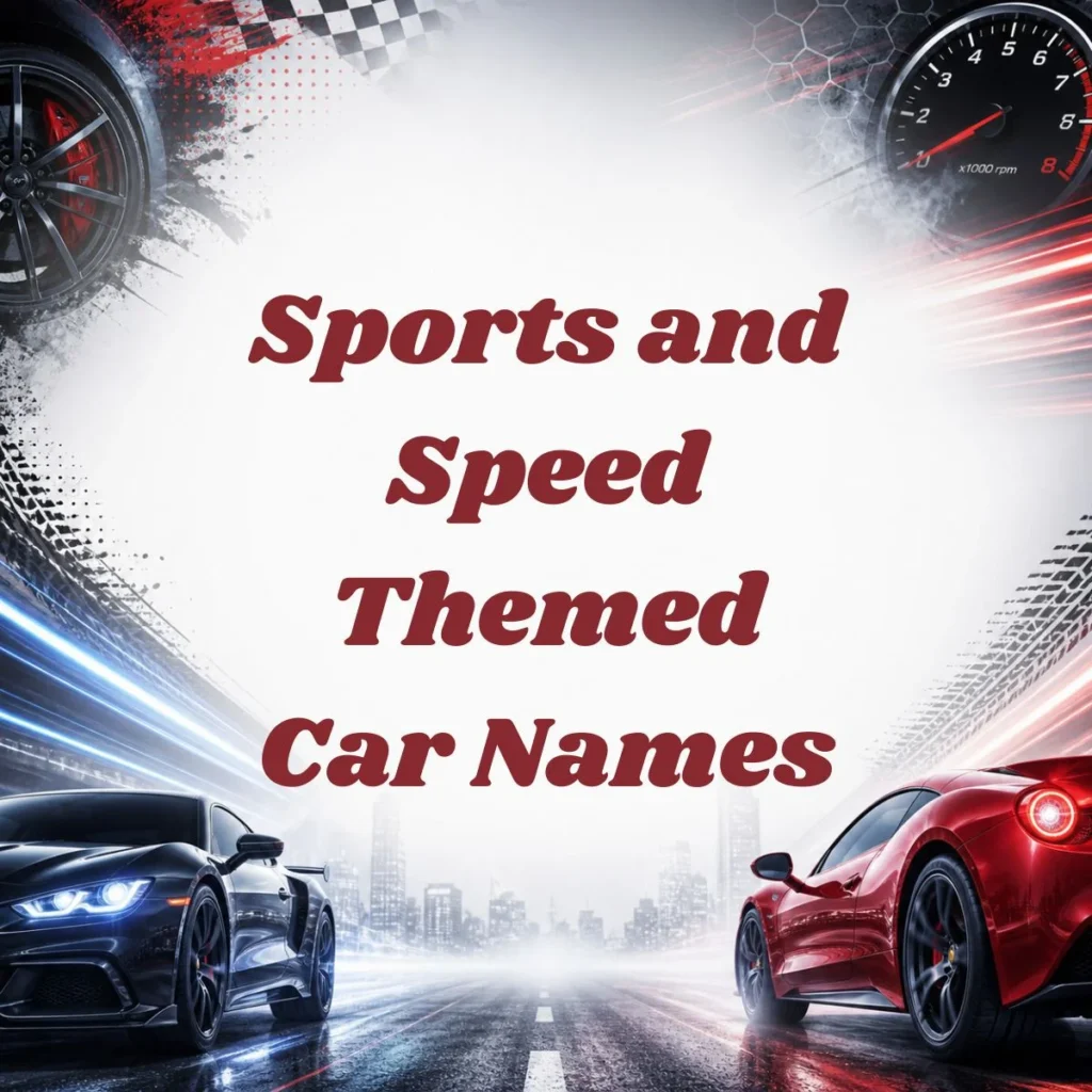 Sports and Speed Themed Car Names