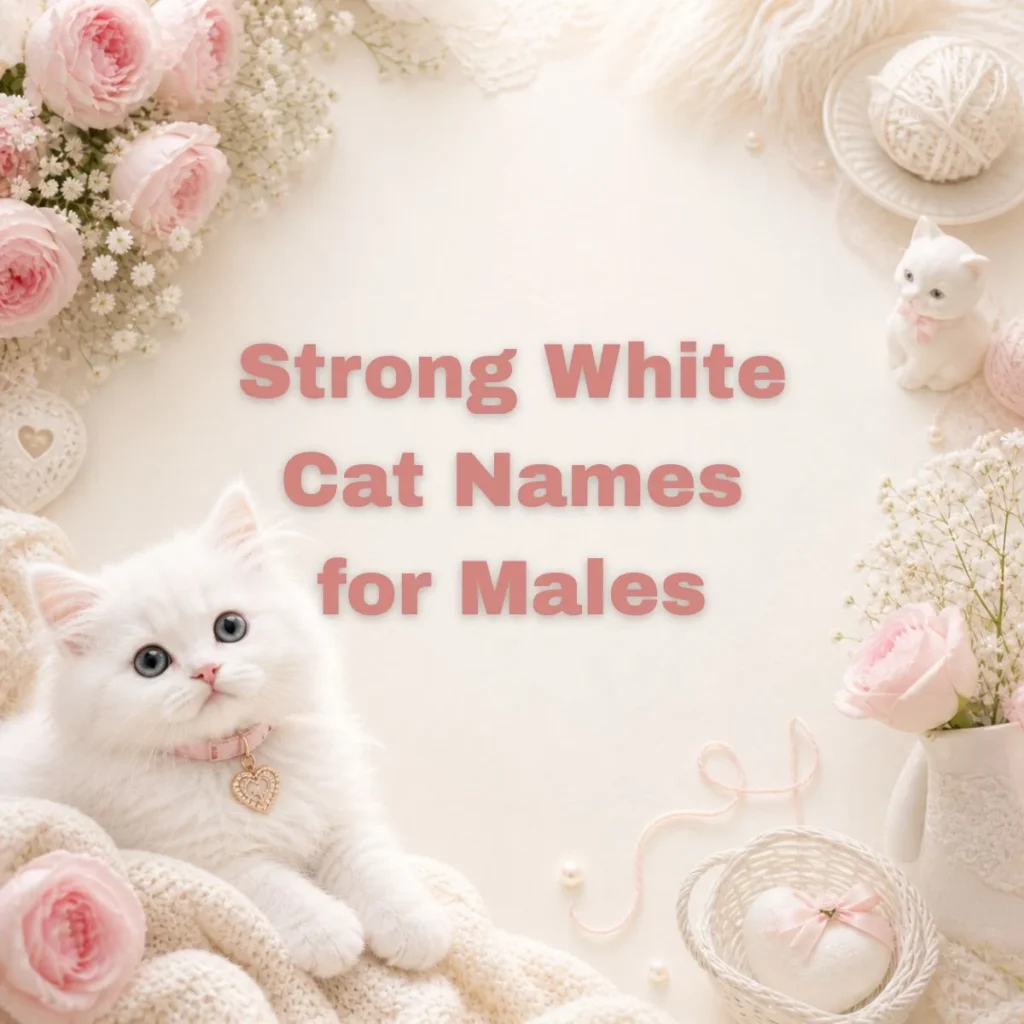 Strong White Cat Names for Males