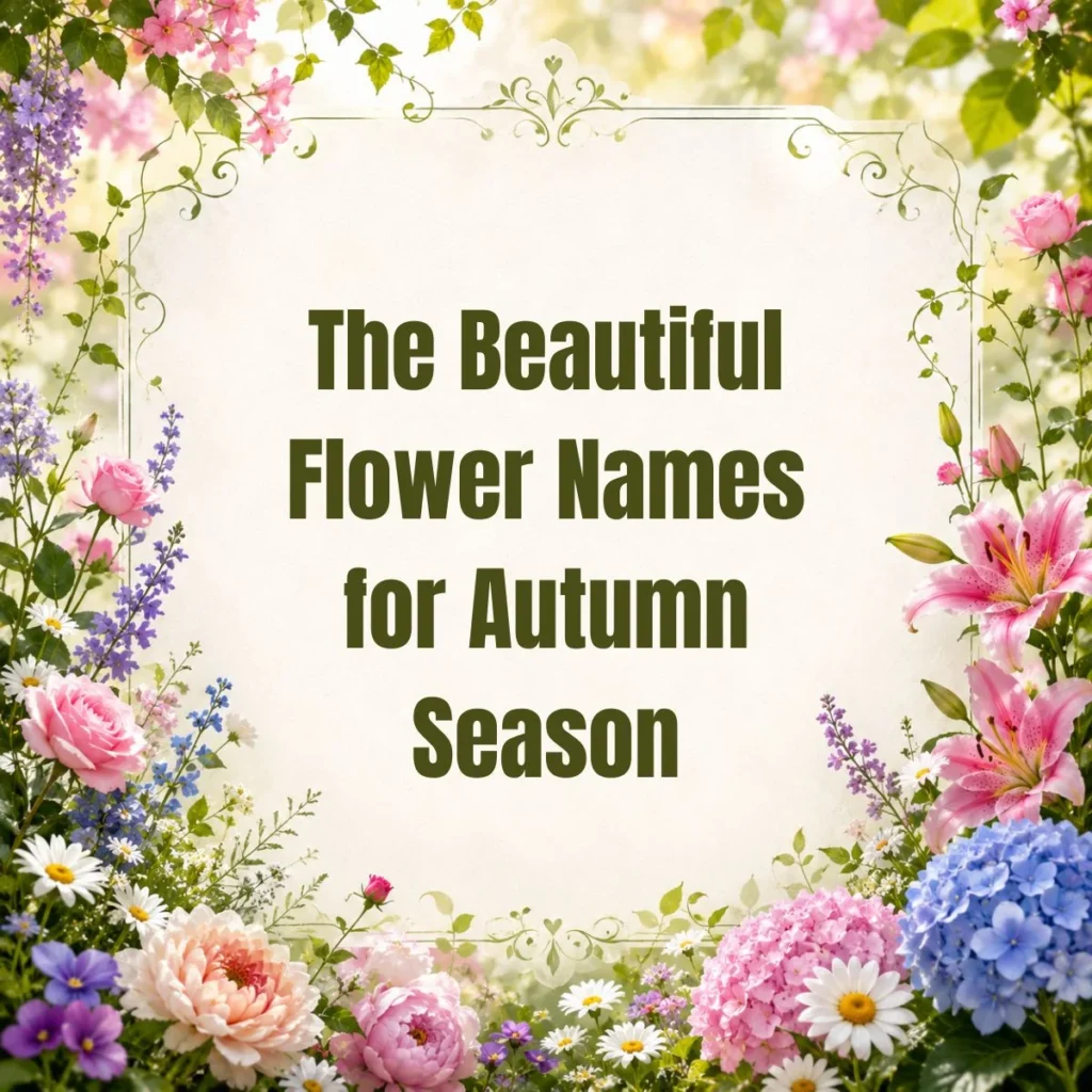 The Beautiful Flower Names for Autumn Season