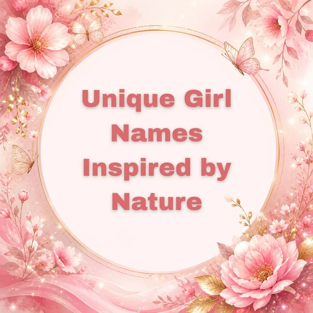 Unique Girl Names Inspired by Nature