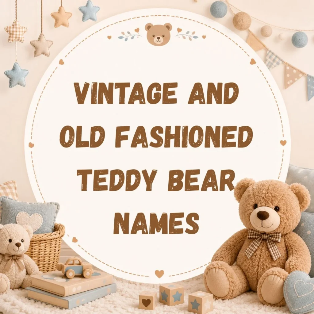 Vintage and Old Fashioned Teddy Bear Names