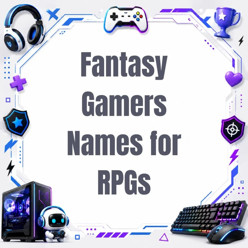 Fantasy Gamers Names for RPGs