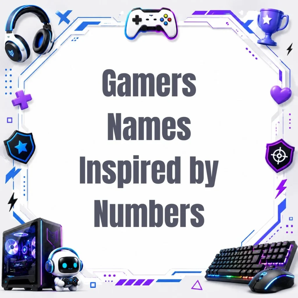 Gamers Names Inspired by Numbers