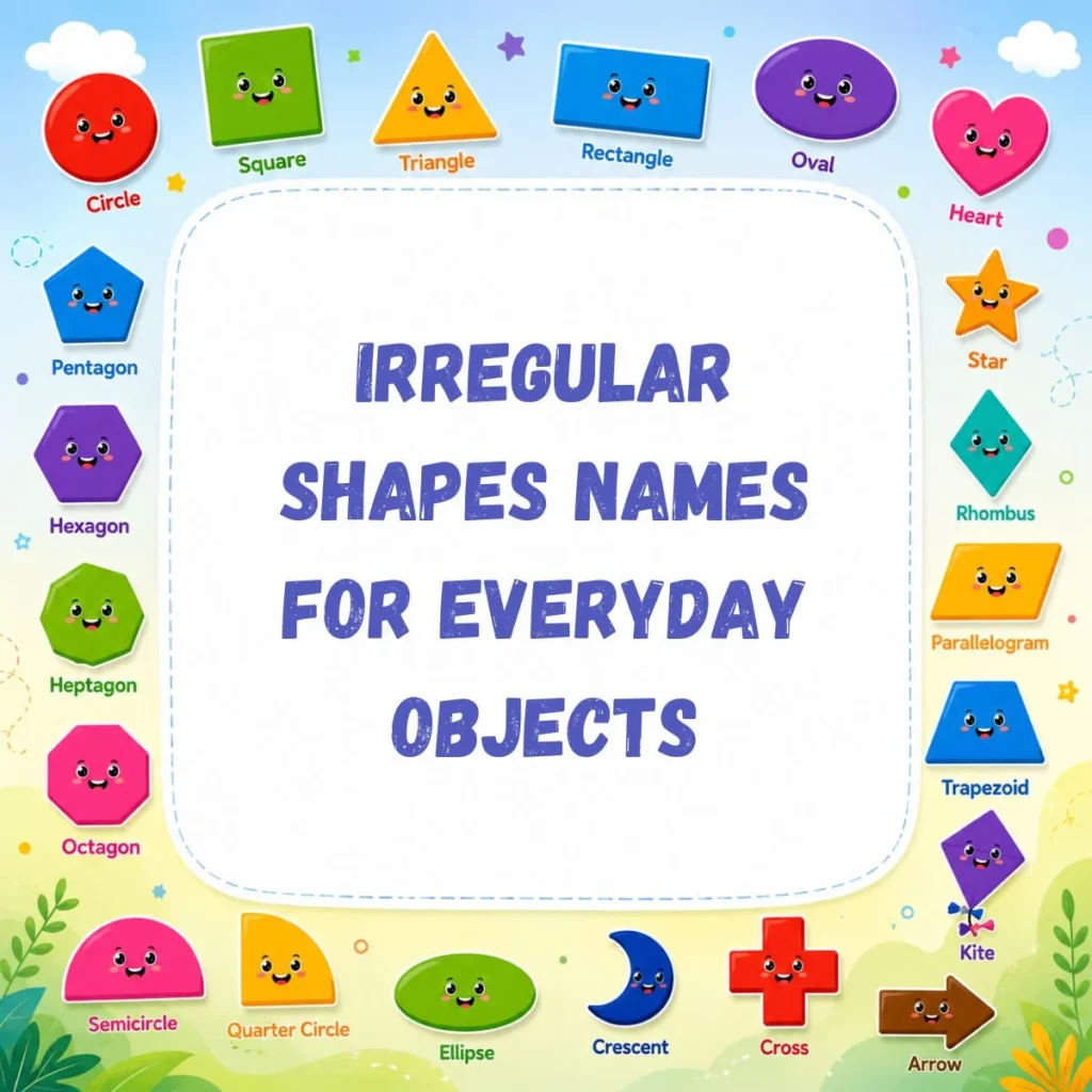 Irregular Shapes Names for Everyday Objects