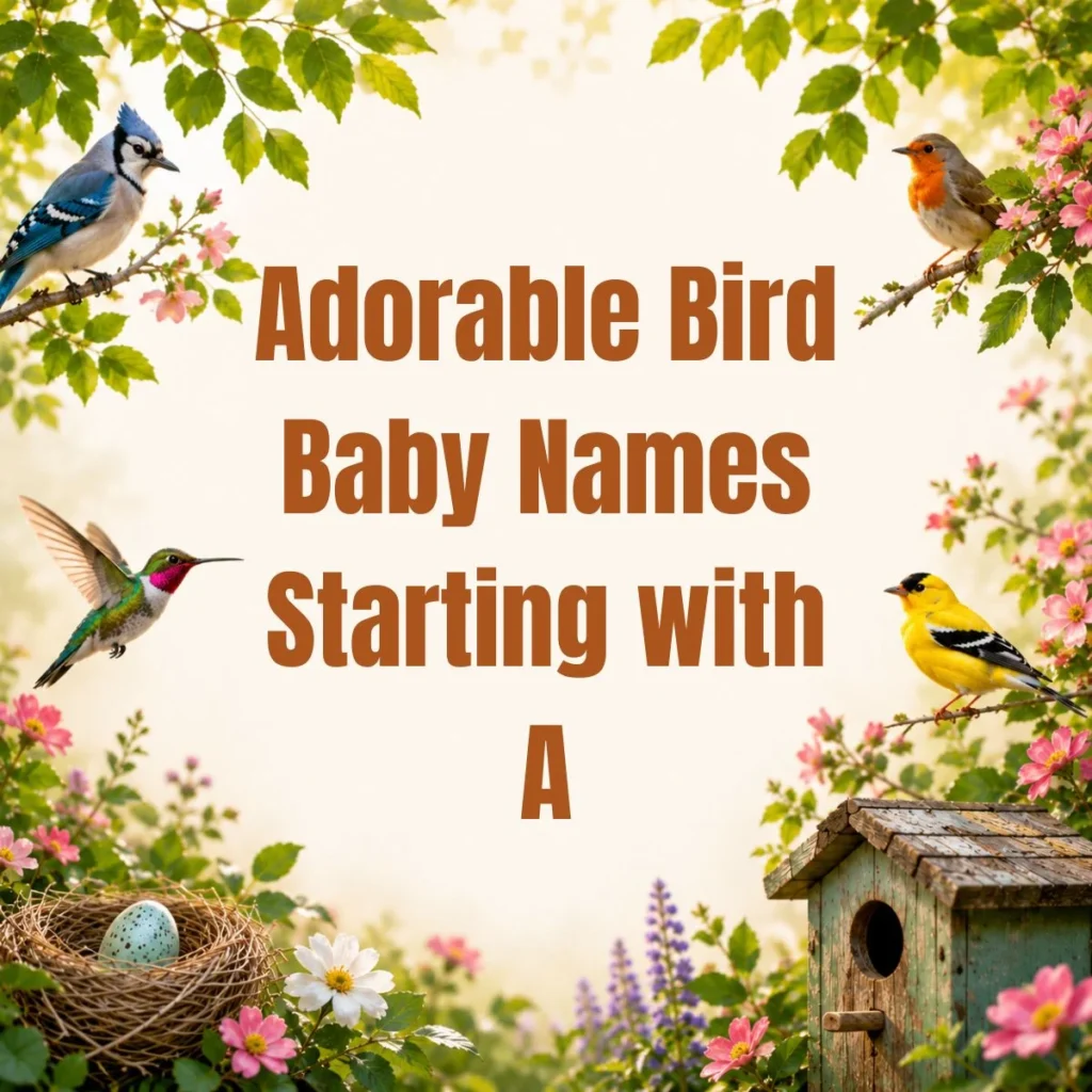 Adorable Bird Baby Names Starting with A