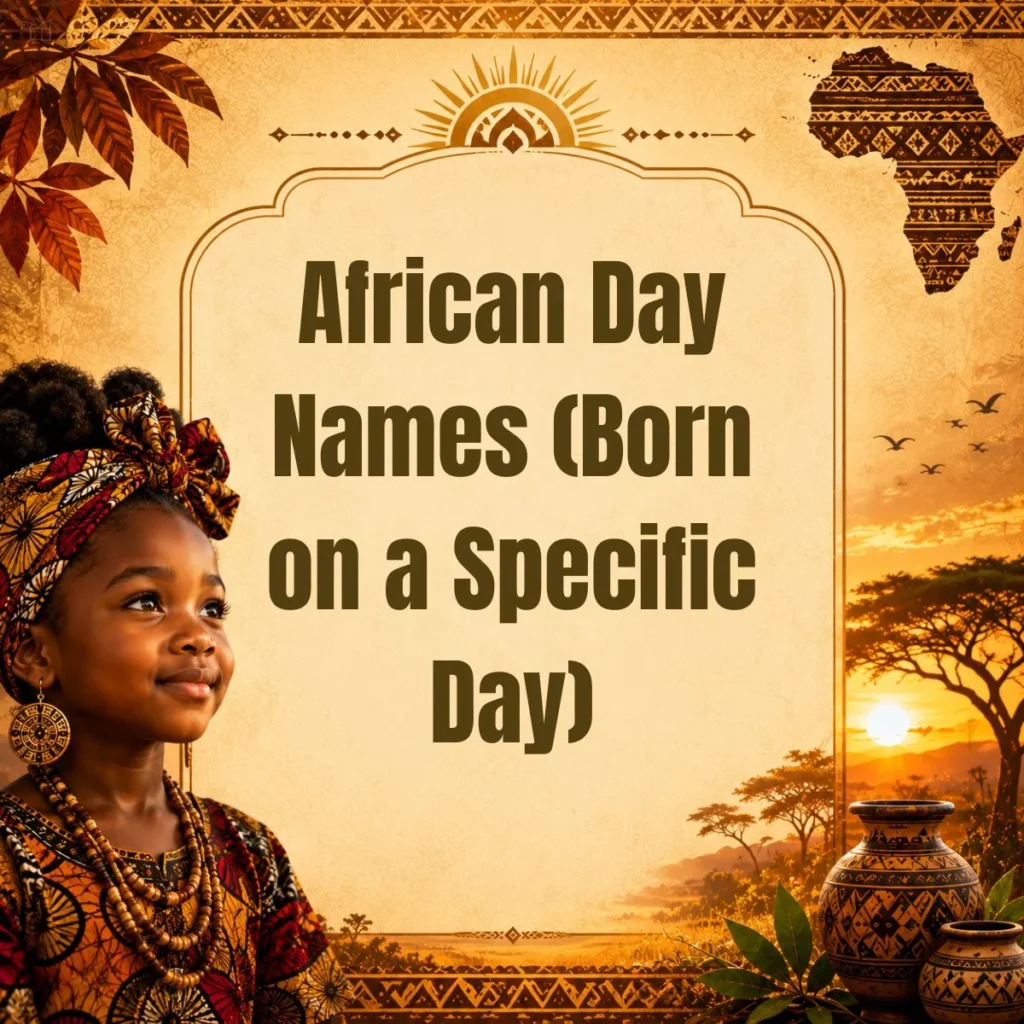 African Day Names (Born on a Specific Day)