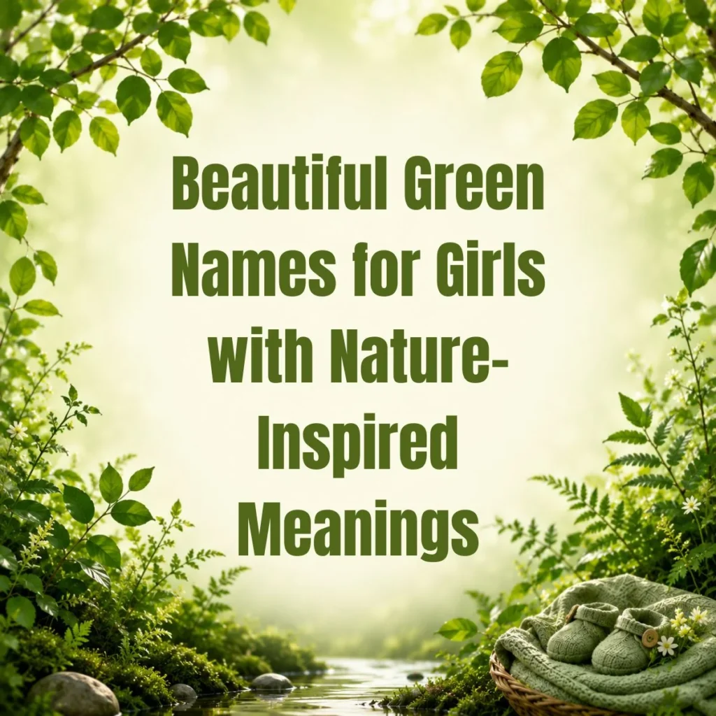 Beautiful Green Names for Girls with Nature-Inspired Meanings