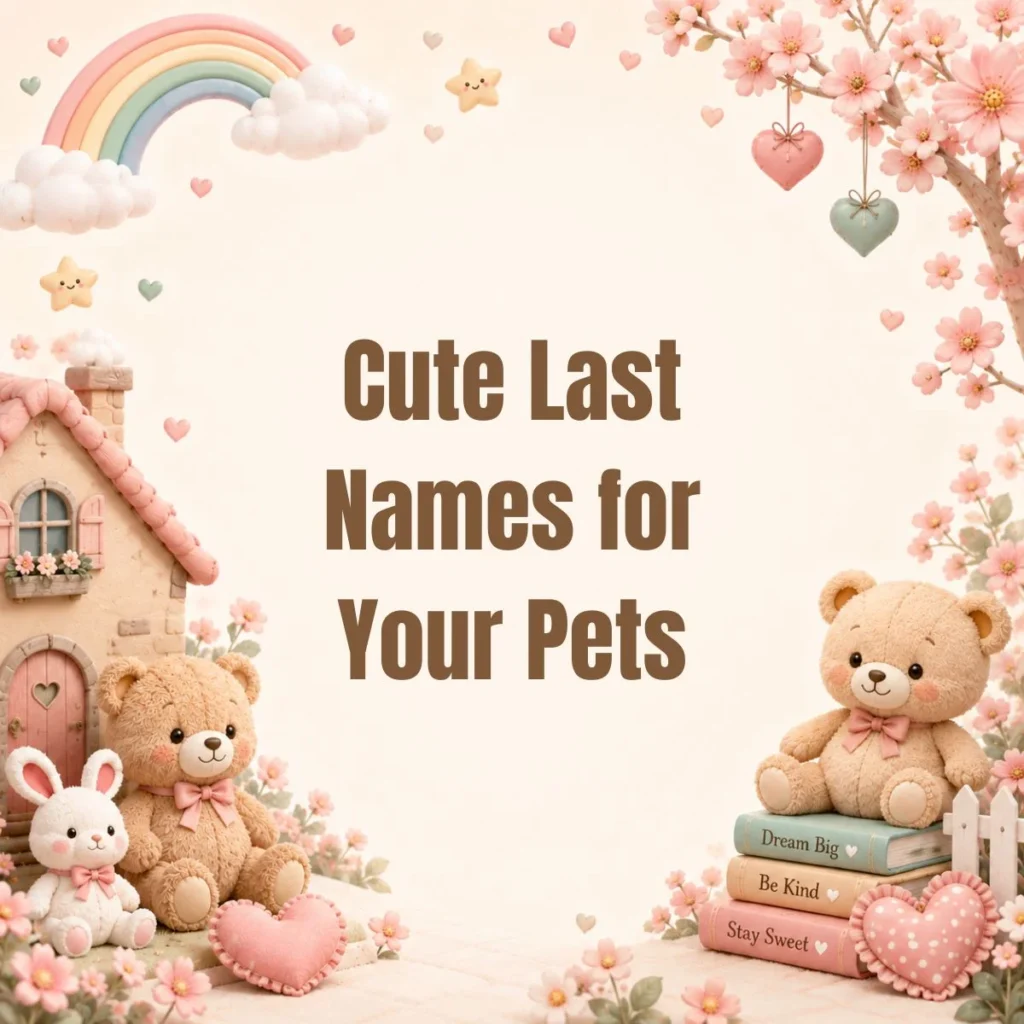 Cute Last Names for Your Pets