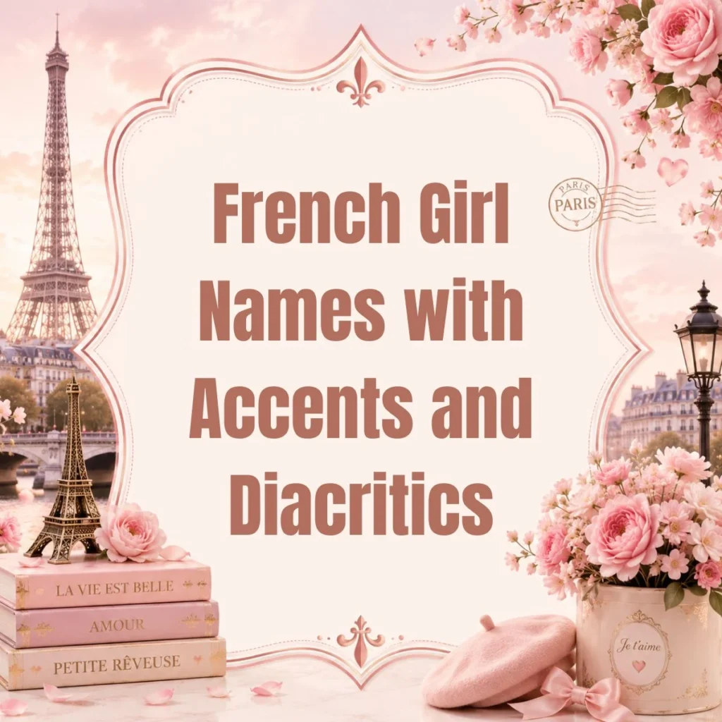 French Girl Names with Accents and Diacritics