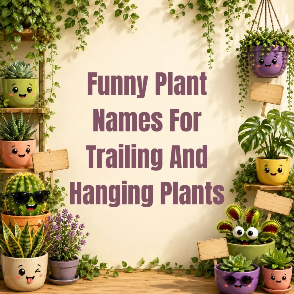 Funny Plant Names For Trailing And Hanging Plants