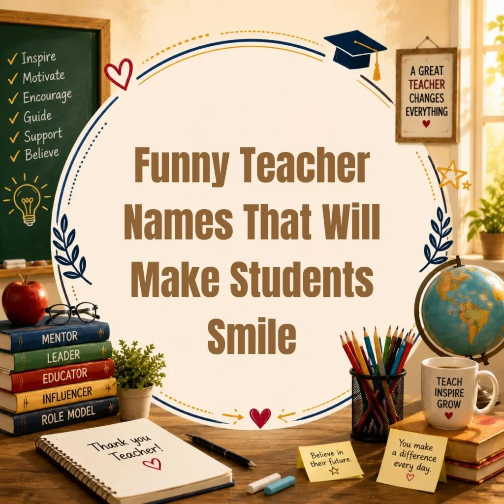 Funny Teacher Names That Will Make Students Smile