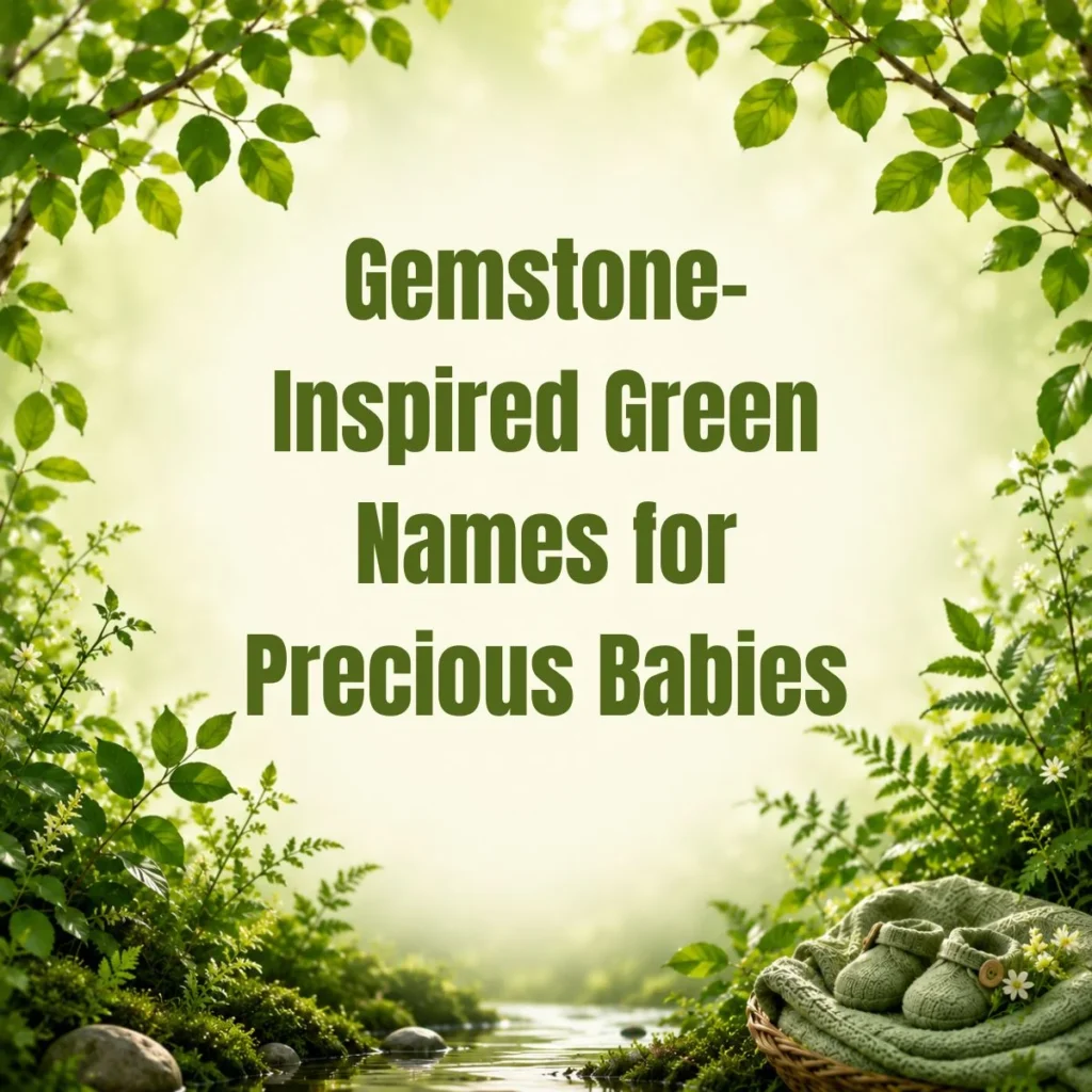 Gemstone-Inspired Green Names for Precious Babies