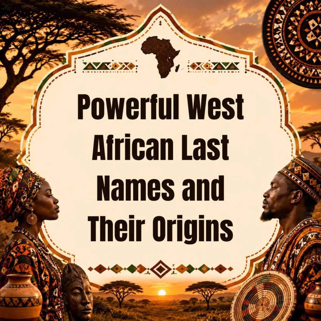 Powerful West African Last Names and Their Origins