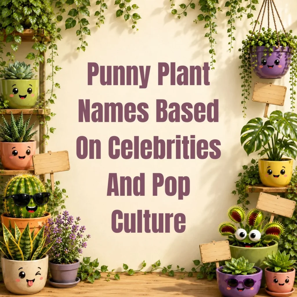 Punny Plant Names Based On Celebrities And Pop Culture
