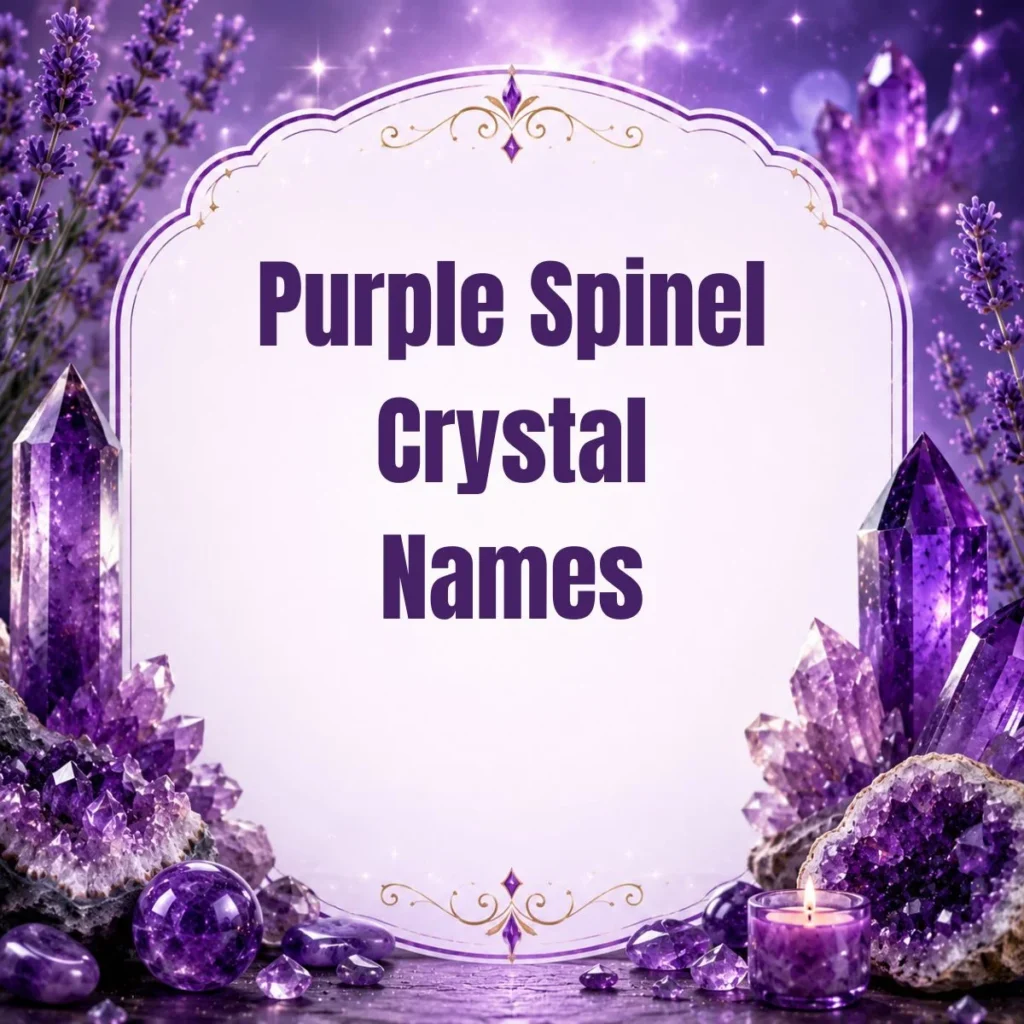 Purple Spinel Crystal Names