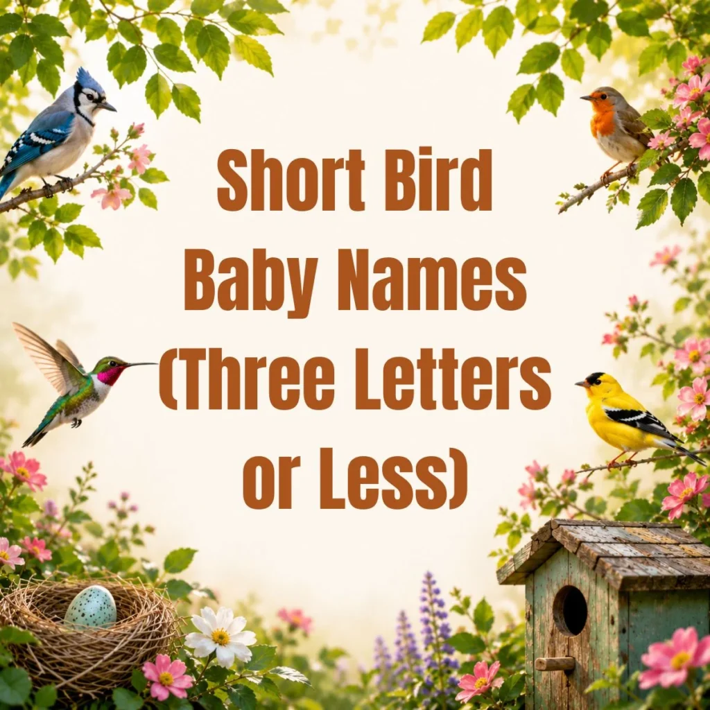 Short Bird Baby Names (Three Letters or Less)