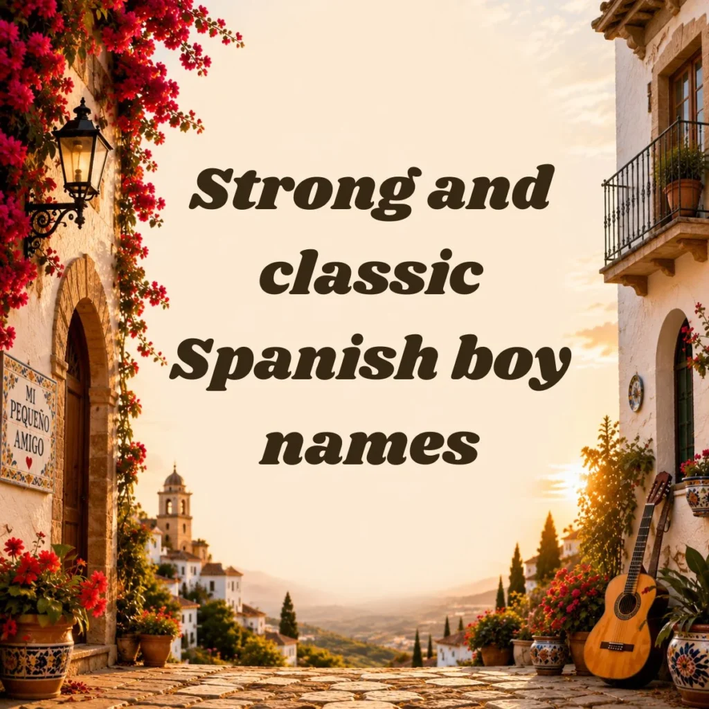 Strong and classic Spanish boy names
