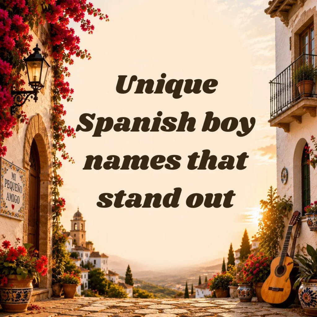 Unique Spanish boy names that stand out