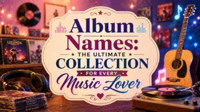 Album Names The Ultimate Collection for Every Music Lover