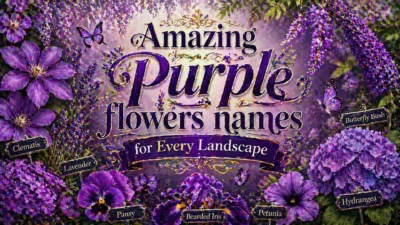 Amazing Purple flowers names for Every Landscape