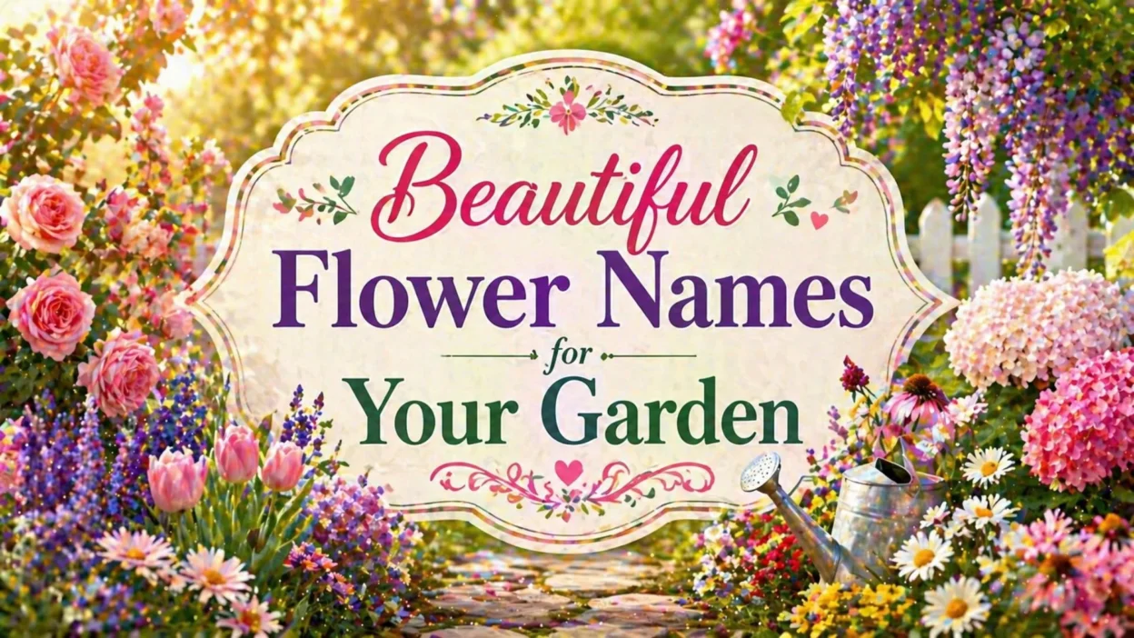 Beautiful Flower Names for Your Garden