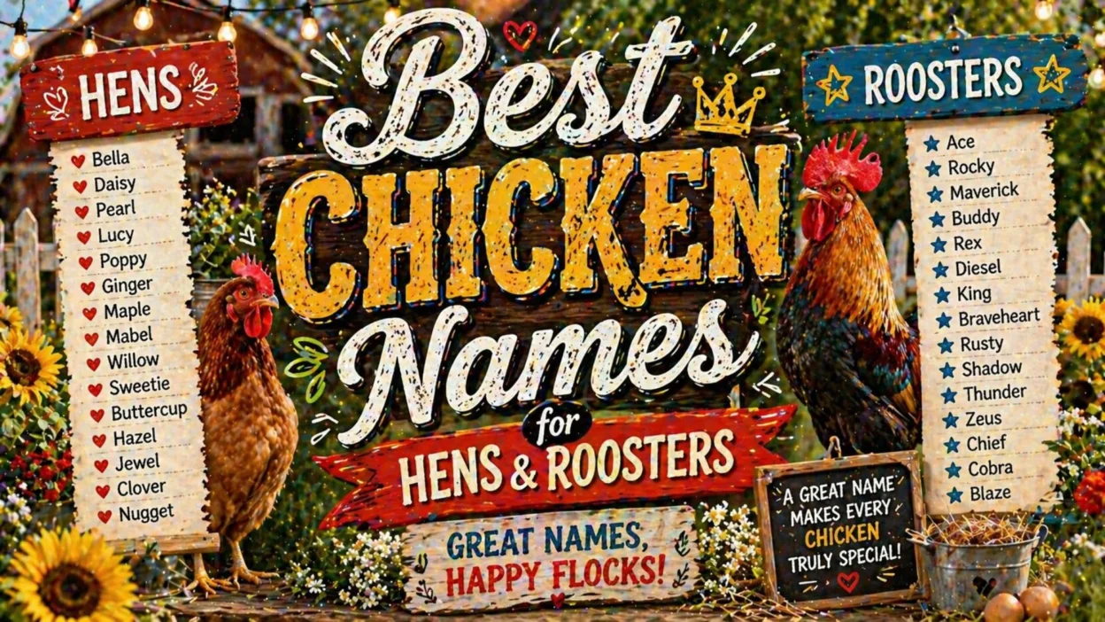 Best Chicken Names for Hens and Roosters
