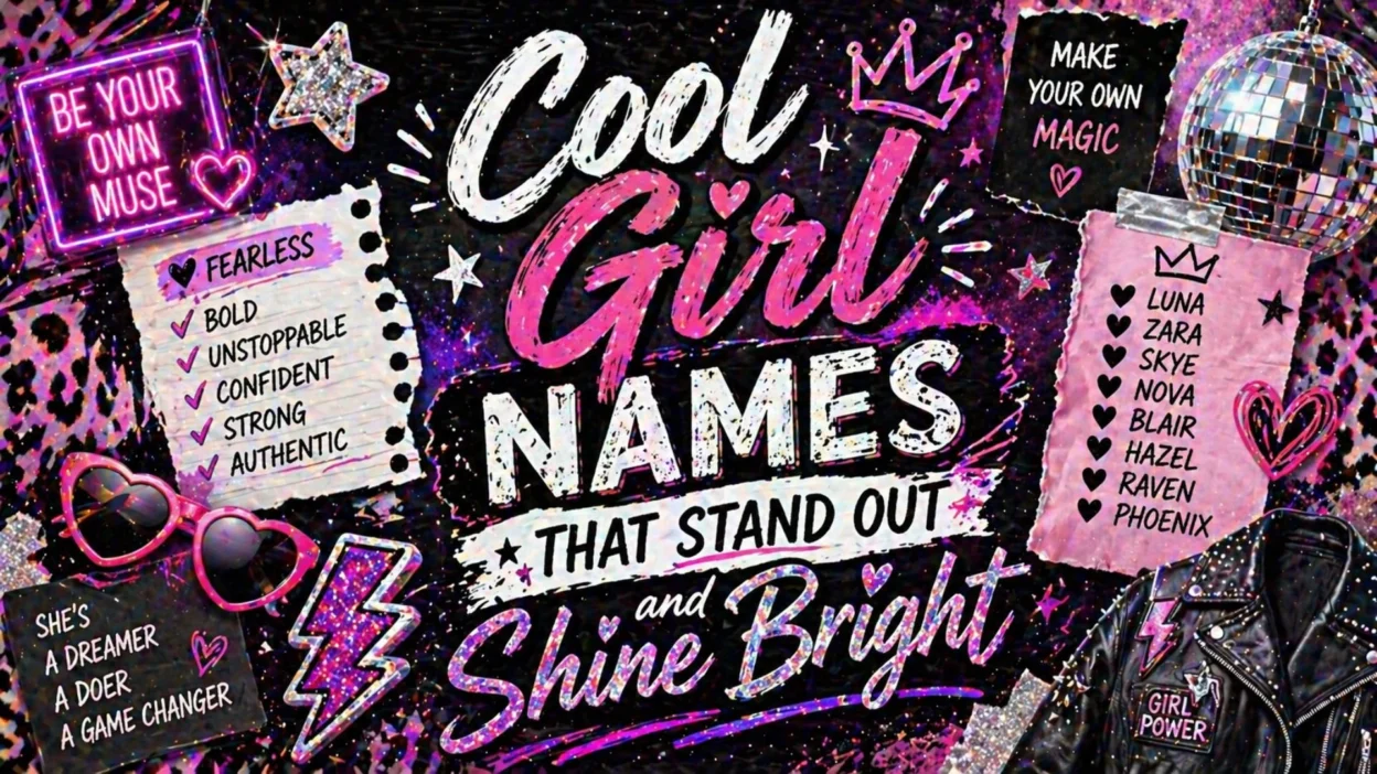 Cool Girl Names That Stand Out and Shine Bright