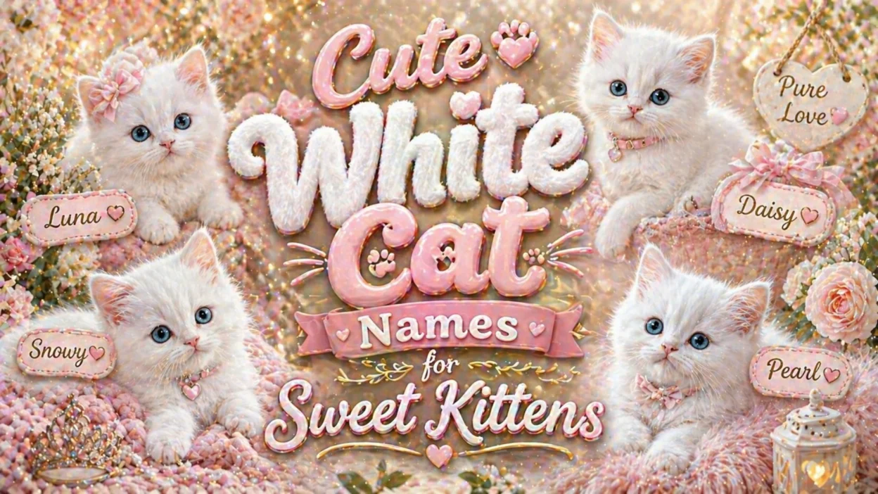 Cute White Cat Names for Sweet Kittens
