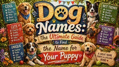 Dog Names The Ultimate Guide to Find the Name for Your Puppy