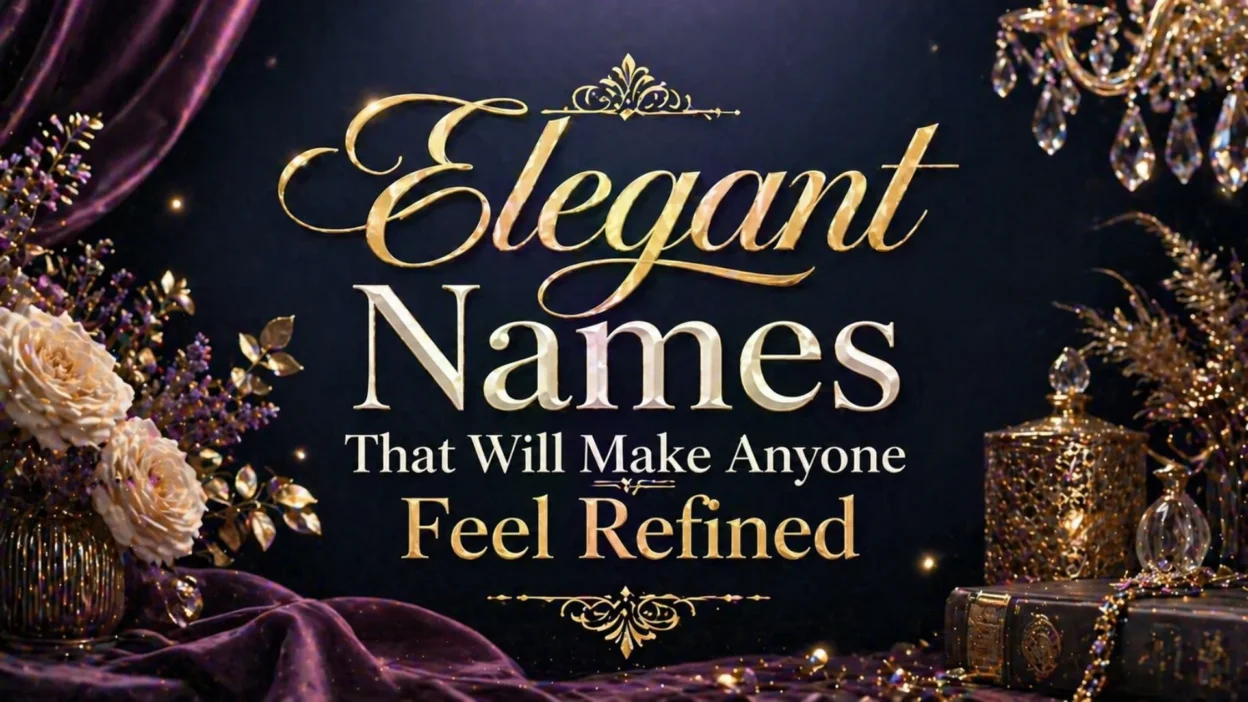 Elegant Names That Will Make Anyone Feel Refined
