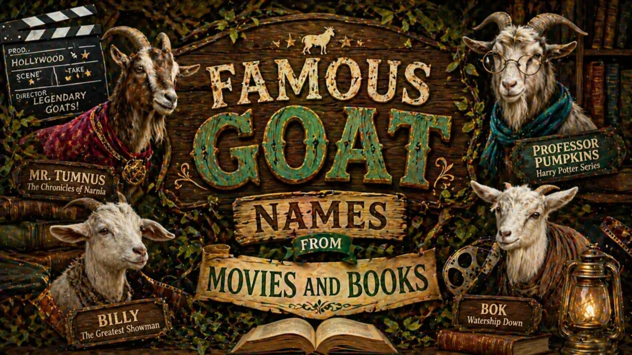 Famous Goat Names from Movies and Books