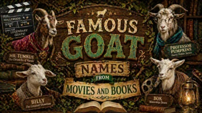 Famous Goat Names from Movies and Books